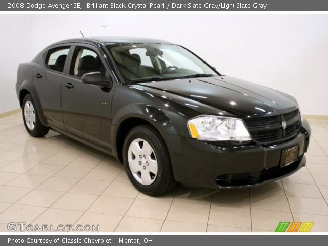 2008 Dodge Avenger SE in Brilliant Black Crystal Pearl