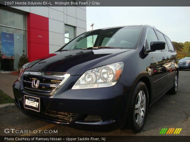2007 Honda Odyssey EX-L in Midnight Blue Pearl