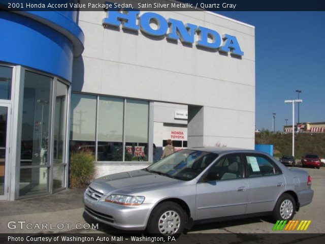 2001 Honda Accord Value Package Sedan in Satin Silver Metallic