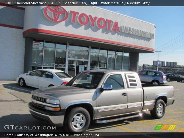 2002 Chevrolet Silverado 1500 LS Extended Cab in Light Pewter Metallic