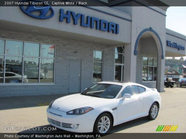 2007 Hyundai Tiburon GS in Captiva White