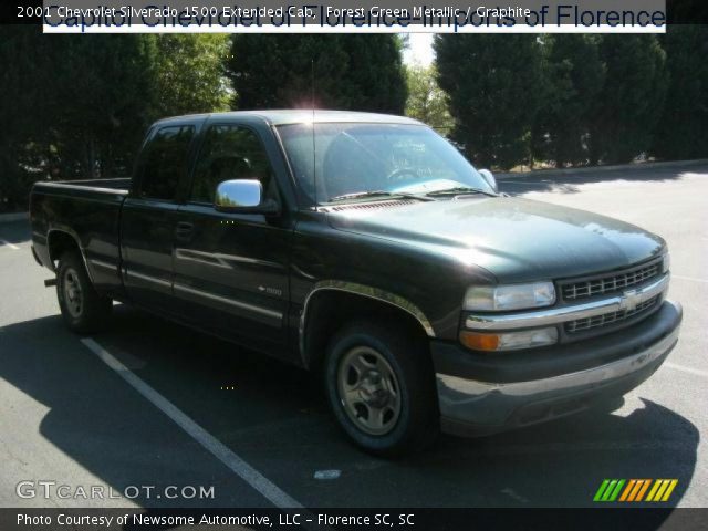 2001 Chevrolet Silverado 1500 Extended Cab in Forest Green Metallic