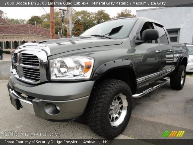 2008 Dodge Ram 3500 Laramie Quad Cab 4x4 in Mineral Gray Metallic