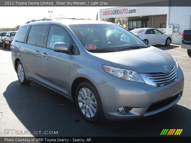 2011 Toyota Sienna Limited in Silver Sky Metallic
