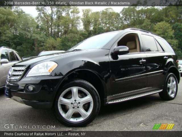 2008 Mercedes-Benz ML 350 4Matic in Obsidian Black Metallic