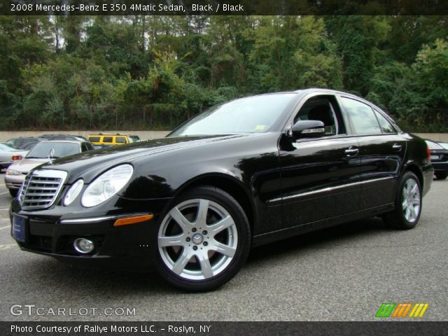 2008 Mercedes-Benz E 350 4Matic Sedan in Black