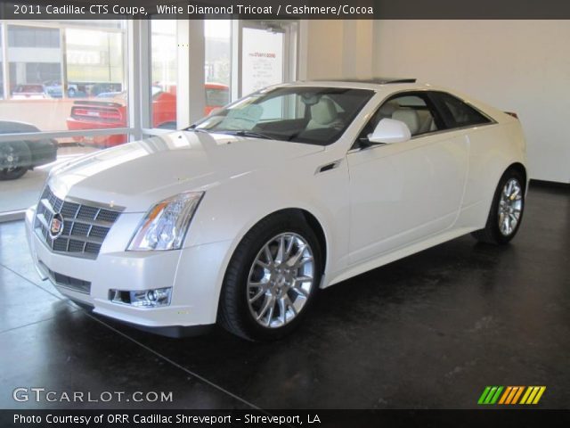 2011 Cadillac CTS Coupe in White Diamond Tricoat