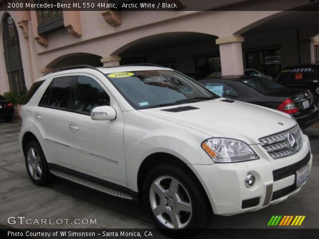 2008 Mercedes-Benz ML 550 4Matic in Arctic White