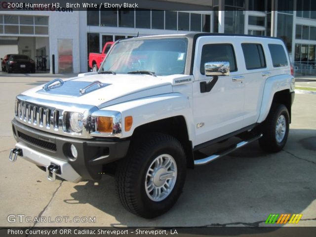 2008 Hummer H3  in Birch White