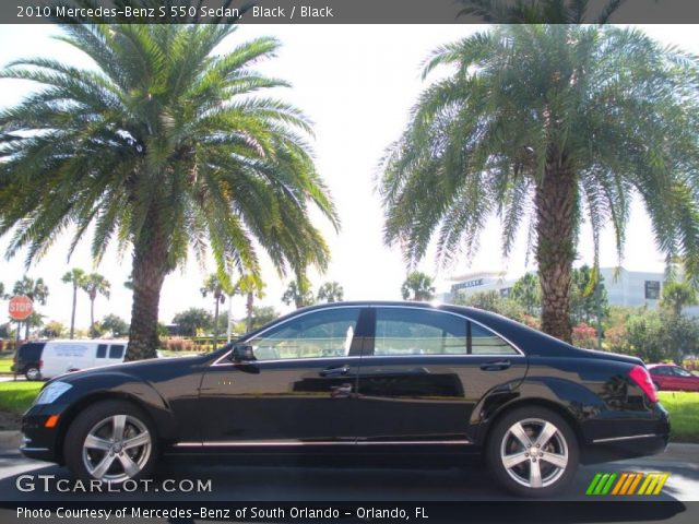 2010 Mercedes-Benz S 550 Sedan in Black
