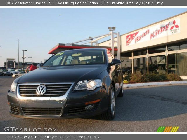 2007 Volkswagen Passat 2.0T Wolfsburg Edition Sedan in Blue Graphite Metallic