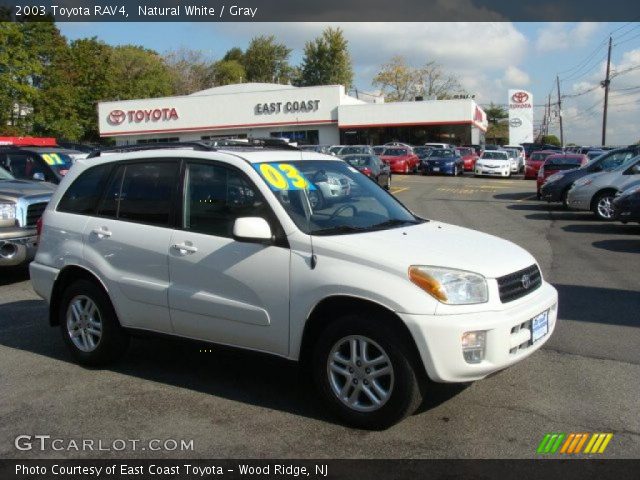 2003 Toyota RAV4  in Natural White