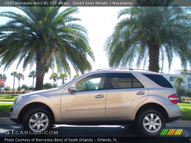 2007 Mercedes-Benz ML 350 4Matic in Desert Silver Metallic