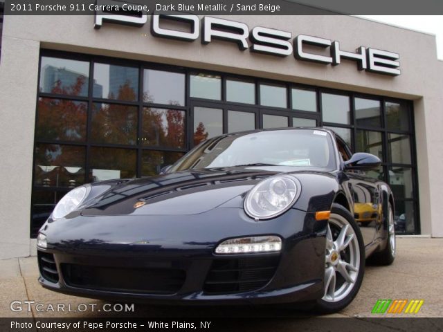 2011 Porsche 911 Carrera Coupe in Dark Blue Metallic