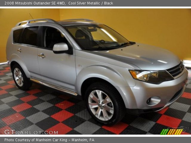 2008 Mitsubishi Outlander SE 4WD in Cool Silver Metallic