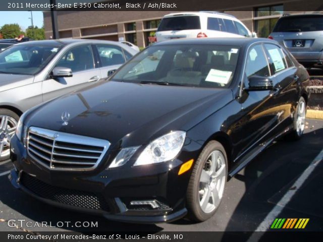 2011 Mercedes-Benz E 350 Cabriolet in Black