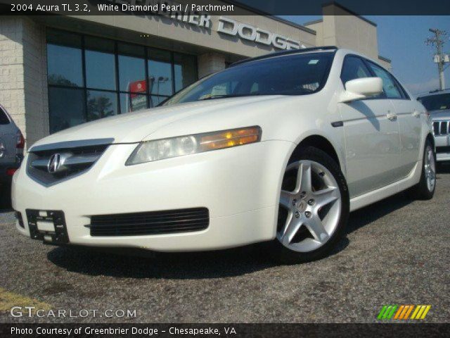 2004 Acura TL 3.2 in White Diamond Pearl