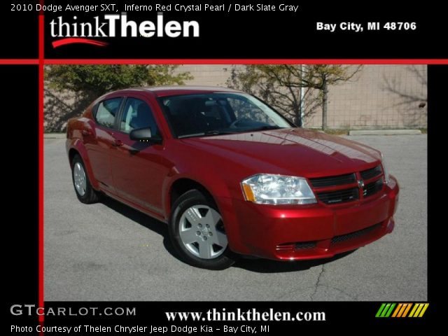 2010 Dodge Avenger SXT in Inferno Red Crystal Pearl