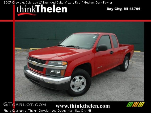 2005 Chevrolet Colorado LS Extended Cab in Victory Red