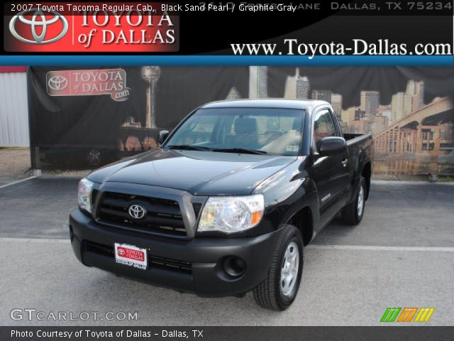 2007 Toyota Tacoma Regular Cab in Black Sand Pearl