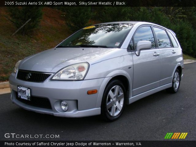 2005 Suzuki Aerio SX AWD Sport Wagon in Silky Silver Metallic