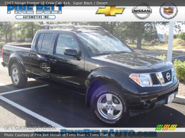 2007 Nissan Frontier LE Crew Cab 4x4 in Super Black