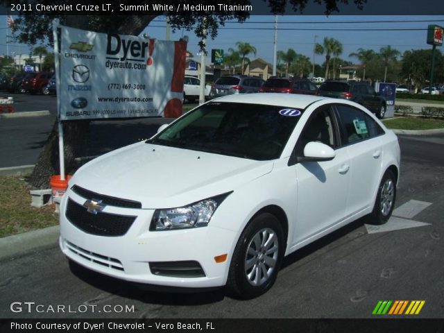 2011 Chevrolet Cruze LT in Summit White