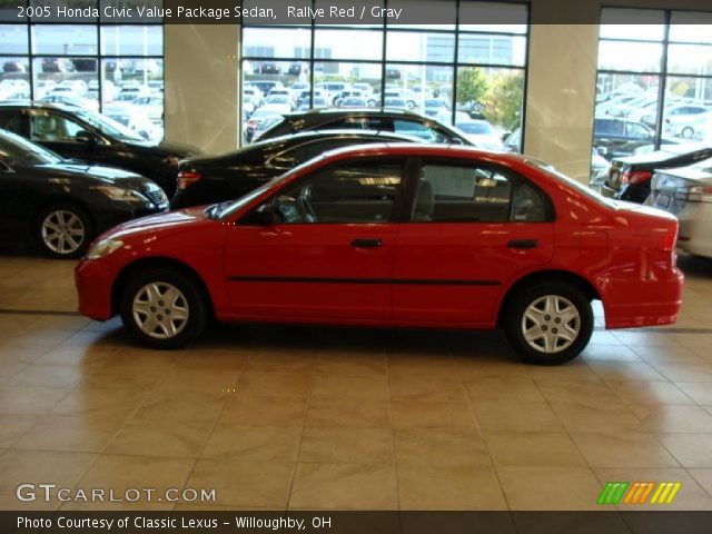 2005 Honda Civic Value Package Sedan in Rallye Red