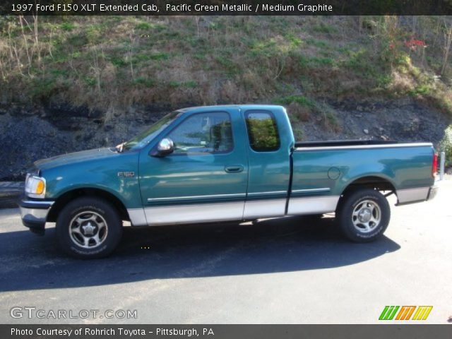 1997 Ford F150 XLT Extended Cab in Pacific Green Metallic