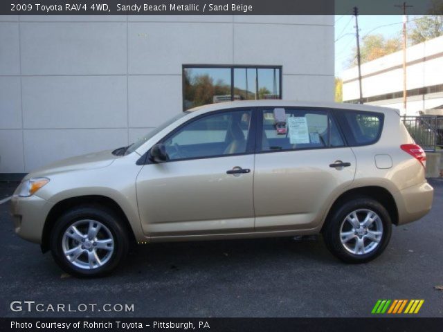 2009 Toyota RAV4 4WD in Sandy Beach Metallic