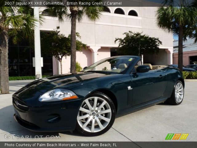 2007 Jaguar XK XK8 Convertible in British Racing Green
