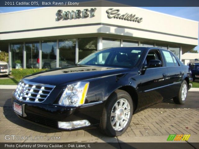 2011 Cadillac DTS  in Black Raven