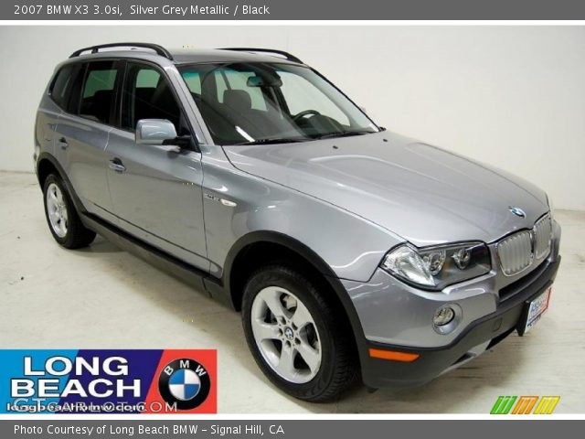 2007 BMW X3 3.0si in Silver Grey Metallic