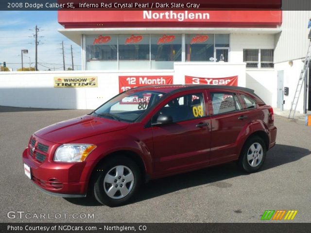 2008 Dodge Caliber SE in Inferno Red Crystal Pearl