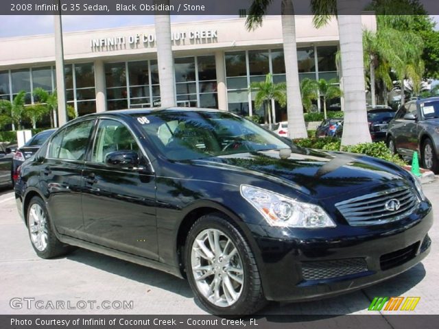 2008 Infiniti G 35 Sedan in Black Obsidian