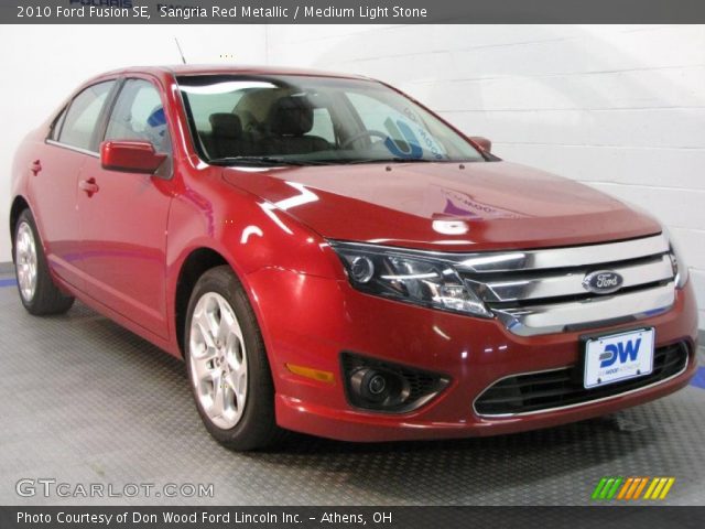2010 Ford Fusion SE in Sangria Red Metallic