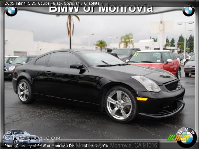 2005 Infiniti G 35 Coupe in Black Obsidian