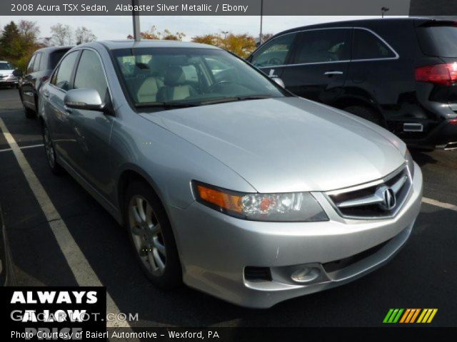 2008 Acura TSX Sedan in Alabaster Silver Metallic