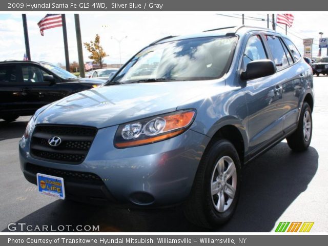 2009 Hyundai Santa Fe GLS 4WD in Silver Blue