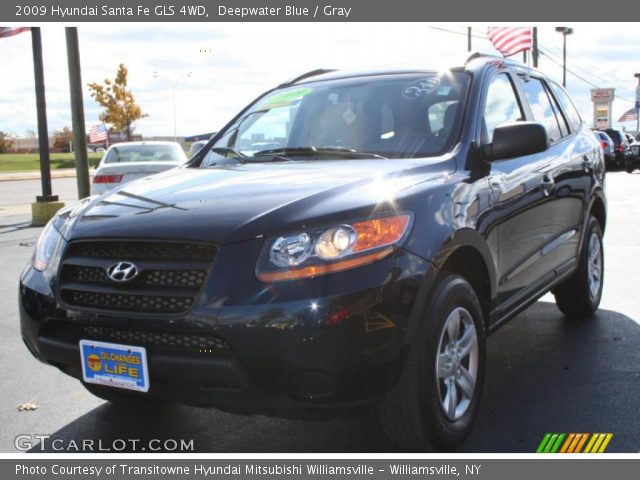 2009 Hyundai Santa Fe GLS 4WD in Deepwater Blue