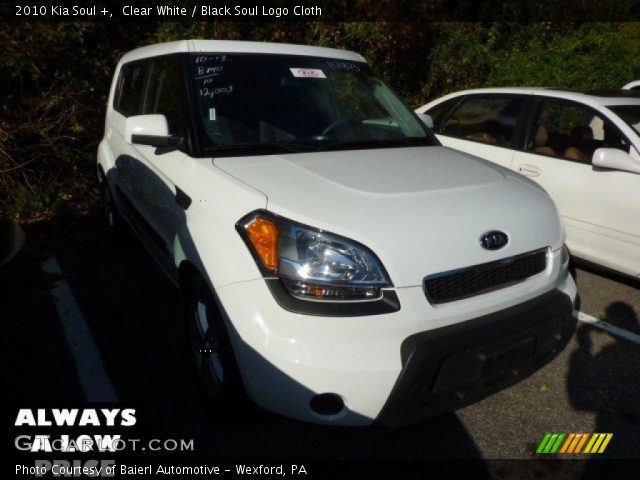 2010 Kia Soul + in Clear White