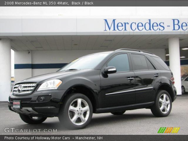 2008 Mercedes-Benz ML 350 4Matic in Black