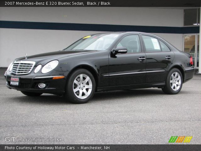 2007 Mercedes-Benz E 320 Bluetec Sedan in Black