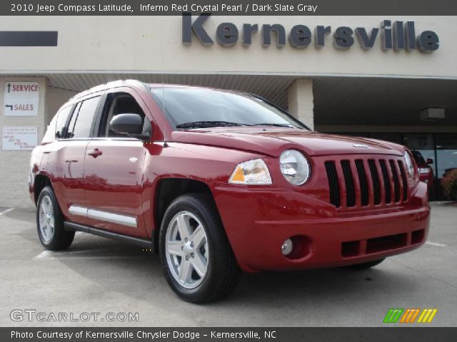 2010 Jeep Compass Latitude in Inferno Red Crystal Pearl