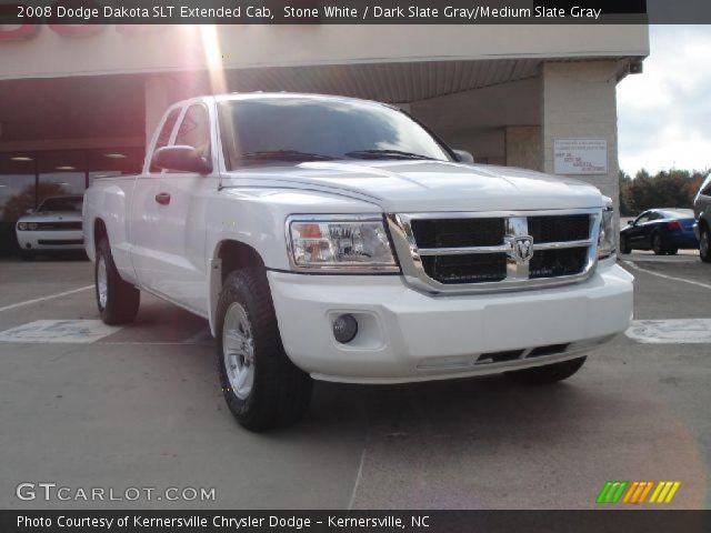 2008 Dodge Dakota SLT Extended Cab in Stone White