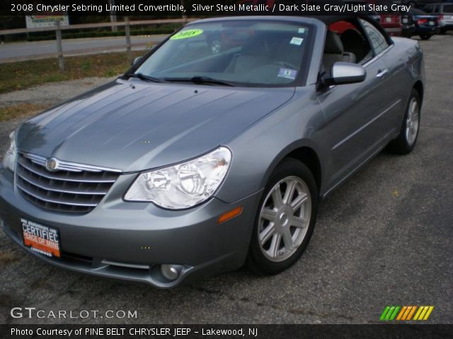 2008 Chrysler Sebring Limited Convertible in Silver Steel Metallic