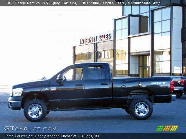 2008 Dodge Ram 2500 ST Quad Cab 4x4 in Brilliant Black Crystal Pearl