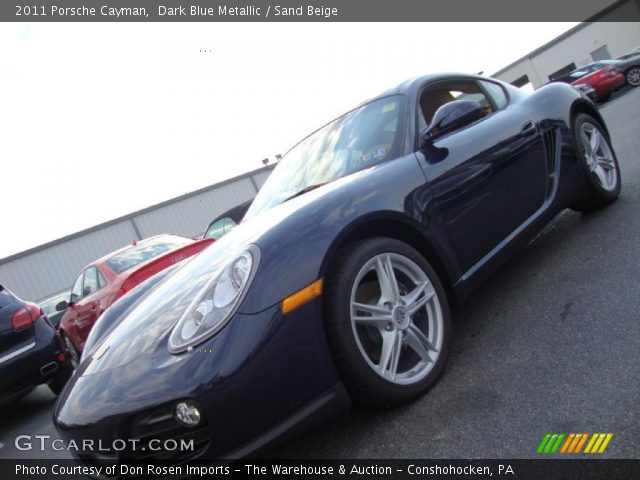 2011 Porsche Cayman  in Dark Blue Metallic