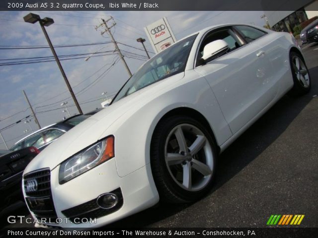 2009 Audi A5 3.2 quattro Coupe in Ibis White