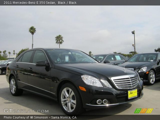 2011 Mercedes-Benz E 350 Sedan in Black